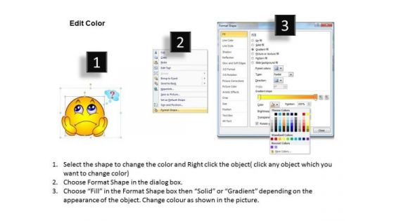 Business Charts PowerPoint Templates Bored Emoticon Illustration Picture Sales