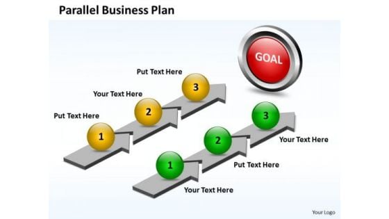 Business Charts PowerPoint Templates Parallel Lines Lesson Plans