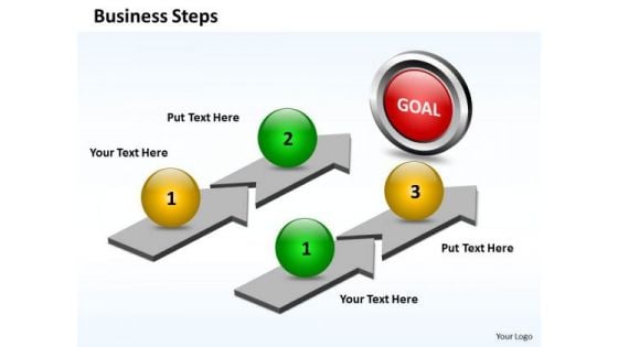 Business Charts PowerPoint Templates Parallel Plan Explain Steps