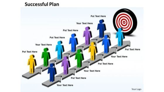 Business Charts PowerPoint Templates Parallel Steps For Successful Plan