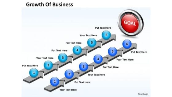 Business Charts PowerPoint Templates Parallel Steps Plan Growth Of