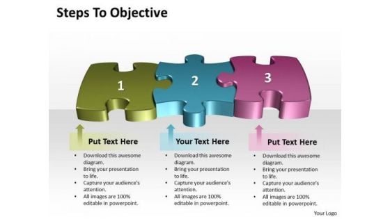 Business Charts PowerPoint Templates Steps To Objective Editable Sales