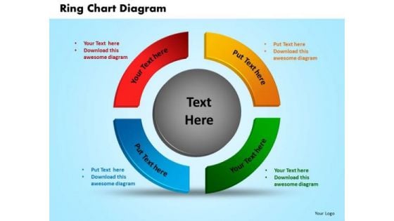 Business Circle Charts PowerPoint Templates Process Ring Chart Ppt Slides