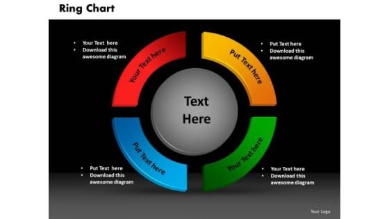 Business Circle Charts PowerPoint Templates Success Ring Chart Ppt Slides