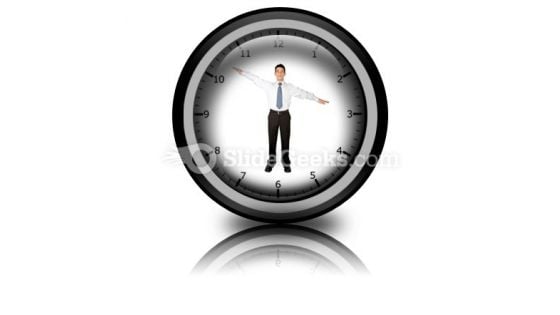 Business Clock PowerPoint Icon Cc Business Clock PowerPoint Icon Cc