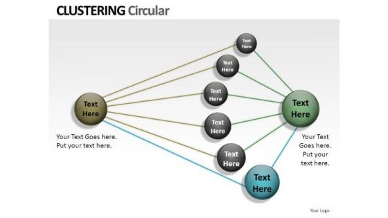 Business Clustering Circular PowerPoint Slides And Ppt Diagram Templates