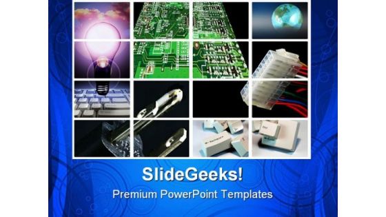 Business Collage Global PowerPoint Templates And PowerPoint Backgrounds 0811