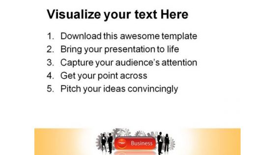 Business Concept Communication PowerPoint Themes And PowerPoint Slides 0511