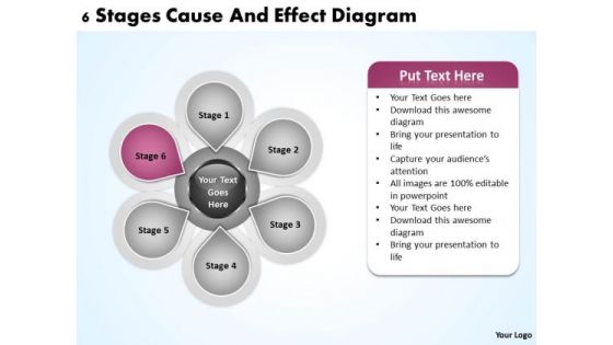 Business Concept Diagram And Effect Ppt PowerPoint Templates Backgrounds For Slides