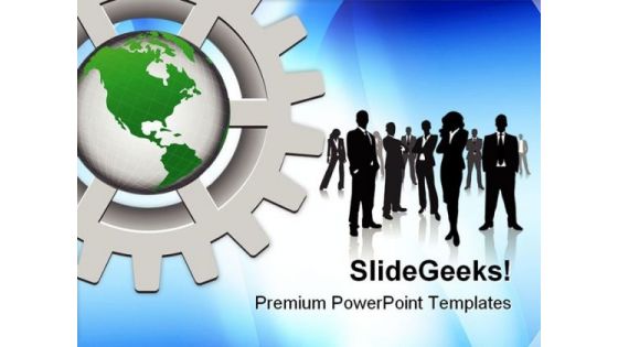 Business Concept Global PowerPoint Themes And PowerPoint Slides 0811