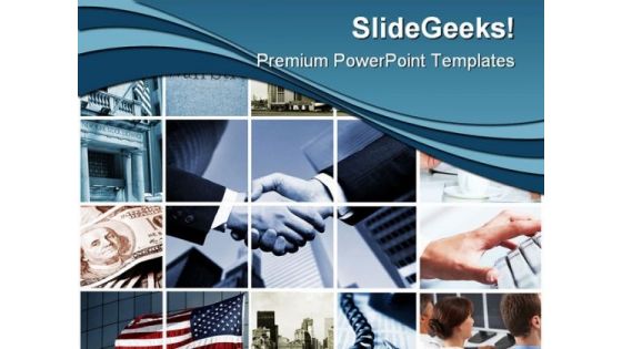 Business Concept Handshake PowerPoint Templates And PowerPoint Backgrounds 0311