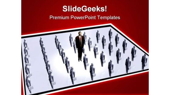 Business Concept Leadership PowerPoint Themes And PowerPoint Slides 0511