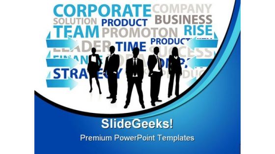 Business Concept People PowerPoint Template 0910