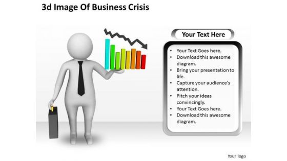 Business Concepts 3d Image Of Crisis Character Modeling