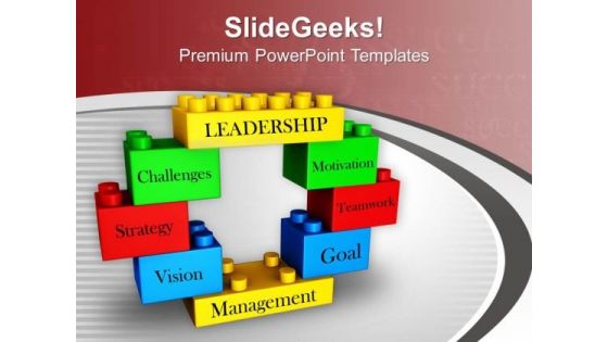 Business Concepts Presented On Blocks PowerPoint Templates Ppt Backgrounds For Slides 0713