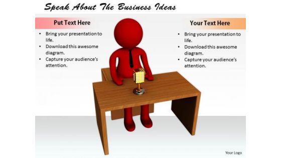 Business Concepts Speak About The Ideas Statement
