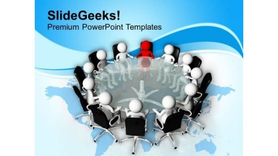 Business Conference Leadership Concept PowerPoint Templates Ppt Backgrounds For Slides 0413