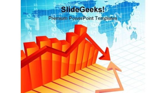 Business Crisis Finance PowerPoint Themes And PowerPoint Slides 0511