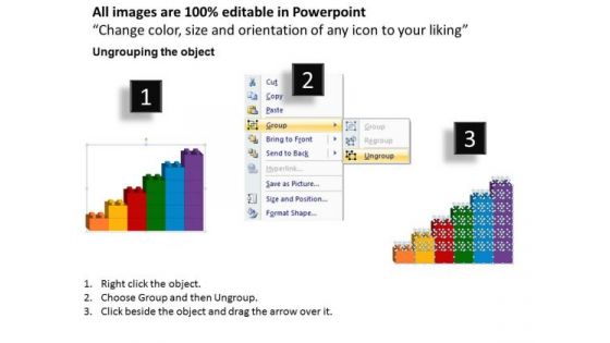 Business Cubes Lego PowerPoint Templates Teamwork Blocks Flowchart Ppt Slides