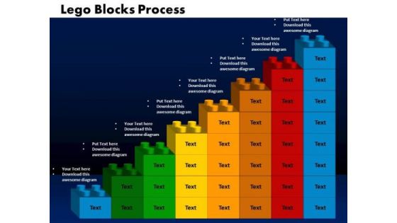 Business Cubes PowerPoint Templates Editable Lego Blocks Ppt Slides