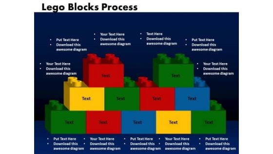 Business Cubes PowerPoint Templates Leadership Lego Blocks Ppt Slides