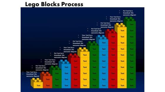 Business Cubes PowerPoint Templates Teamwork Lego Blocks Ppt Slides