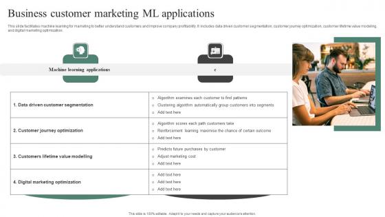 Business Customer Marketing ML Applications Themes Pdf