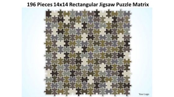 Business Cycle Diagram 196 Pieces 14x14 Rectangular Jigsaw Puzzle Matrix Business Framework Model