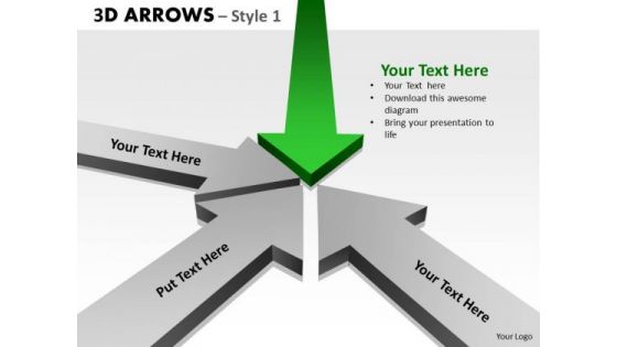 Business Cycle Diagram 3d Arrows Styli Consulting Diagram