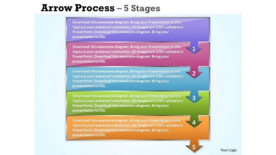 Business Cycle Diagram 5 Concepts Arrow Process Sales Diagram