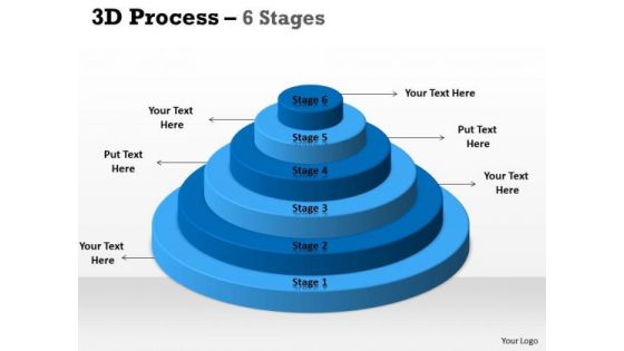 Business Cycle Diagram 6 Staged Circular Process For Sales Strategy Diagram