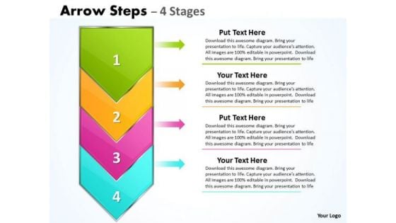 Business Cycle Diagram Arrow 4 Steps Diagram Marketing Diagram