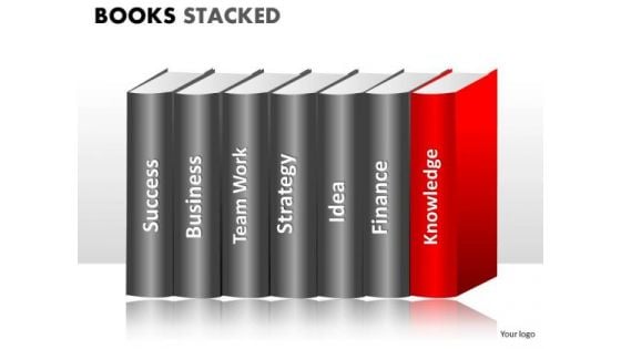 Business Cycle Diagram Books Stacked Sales Diagram