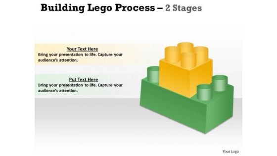 Business Cycle Diagram Building Lego Process 2 Stages Sales Diagram