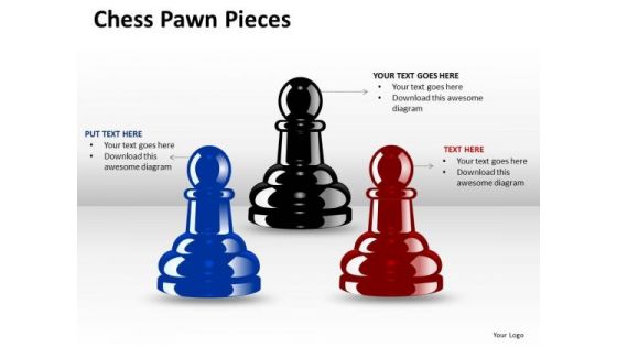 Business Cycle Diagram Chess Pawn Pieces Ppt 2 Strategy Diagram
