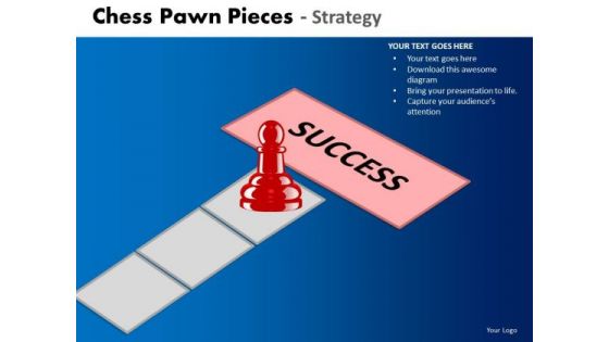 Business Cycle Diagram Chess Pawn Pieces Strategy Business Framework Model