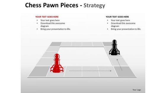 Business Cycle Diagram Chess Pawn Pieces Strategy Strategic Management