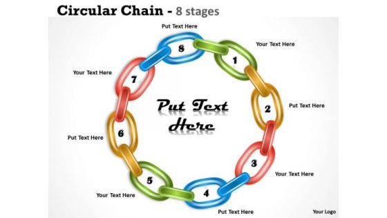 Business Cycle Diagram Circular Chain 8 Stages Mba Models And Frameworks