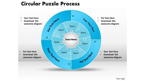 Business Cycle Diagram Circular Puzzle Flowchart Process Diagram Mba Models And Frameworks