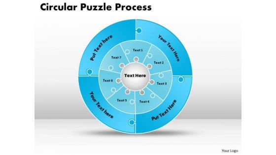 Business Cycle Diagram Circular Puzzle Flowchart Process Diagram Strategic Management