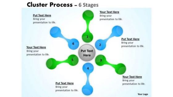 Business Cycle Diagram Cluster Process Diagrams Stages Consulting Diagram