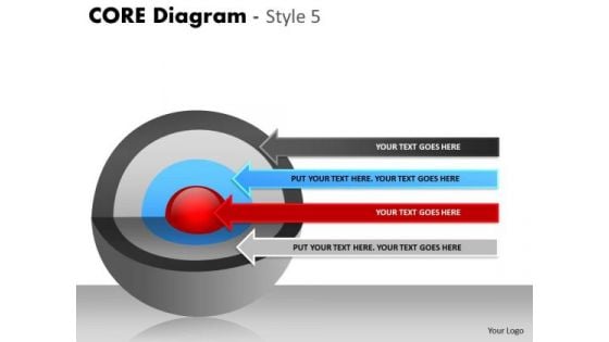 Business Cycle Diagram Core Diagram 4 Stages Strategic Management