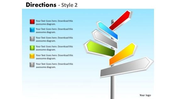 Business Cycle Diagram Directions Style 2 Strategy Diagram