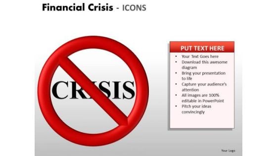 Business Cycle Diagram Financial Crisis Icons Mba Models And Frameworks