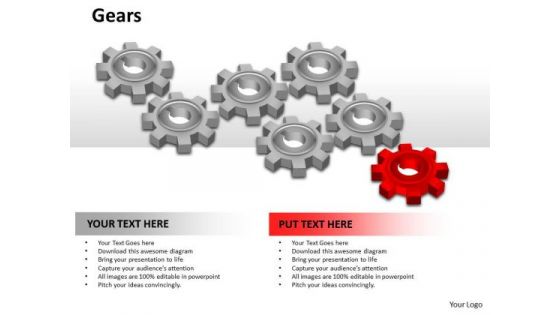 Business Cycle Diagram Gears Business Diagram