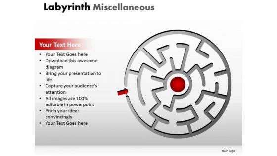 Business Cycle Diagram Labyrinth Misc Business Diagram