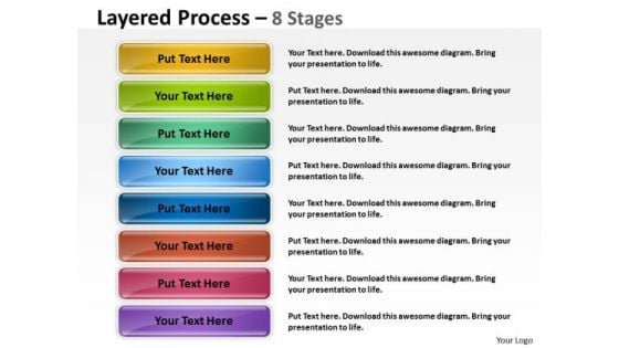 Business Cycle Diagram Layered Process 8 Stages Diagram Sales Diagram