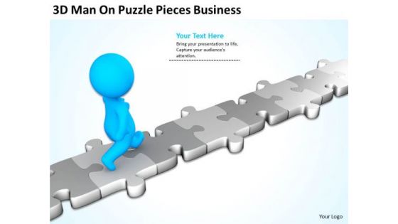 Business Cycle Diagram On Puzzle Pieces PowerPoint Templates Ppt Backgrounds For Slides