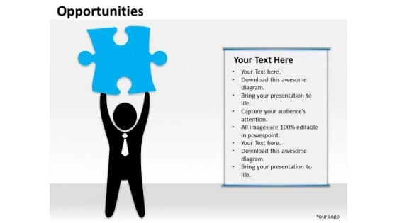 Business Cycle Diagram Opportunities Business Diagram