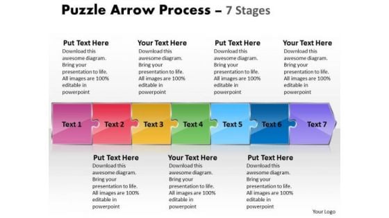 Business Cycle Diagram Puzzle 7 Stages Consulting Diagram